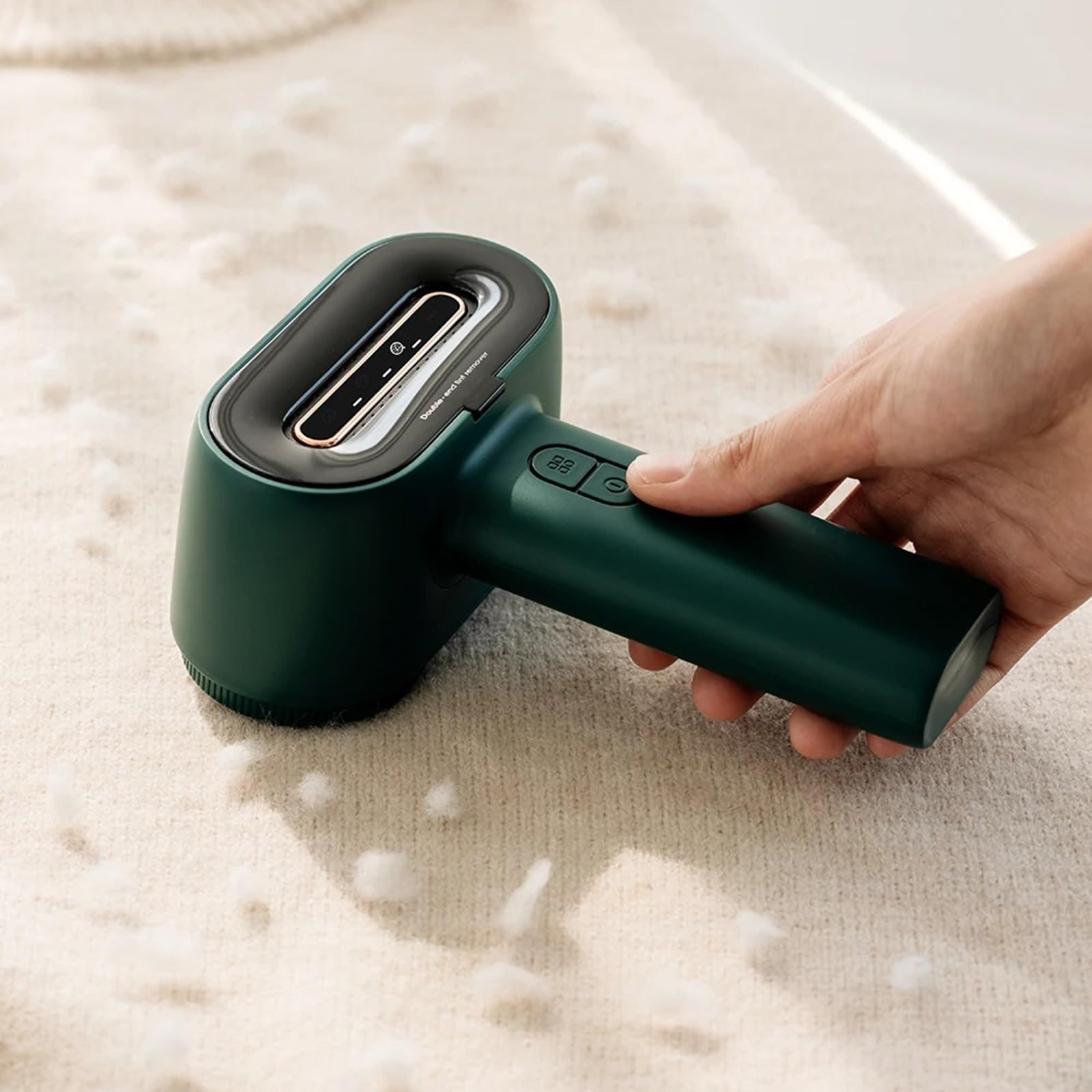 Levapelucchi Elettrico Levapelucchi elettrico a doppia testa for indumenti USB Fuzz Pellet Carica di regolazione a 3 velocità Il rasoio for tessuti rimuove Levapelucchi (Color : A)