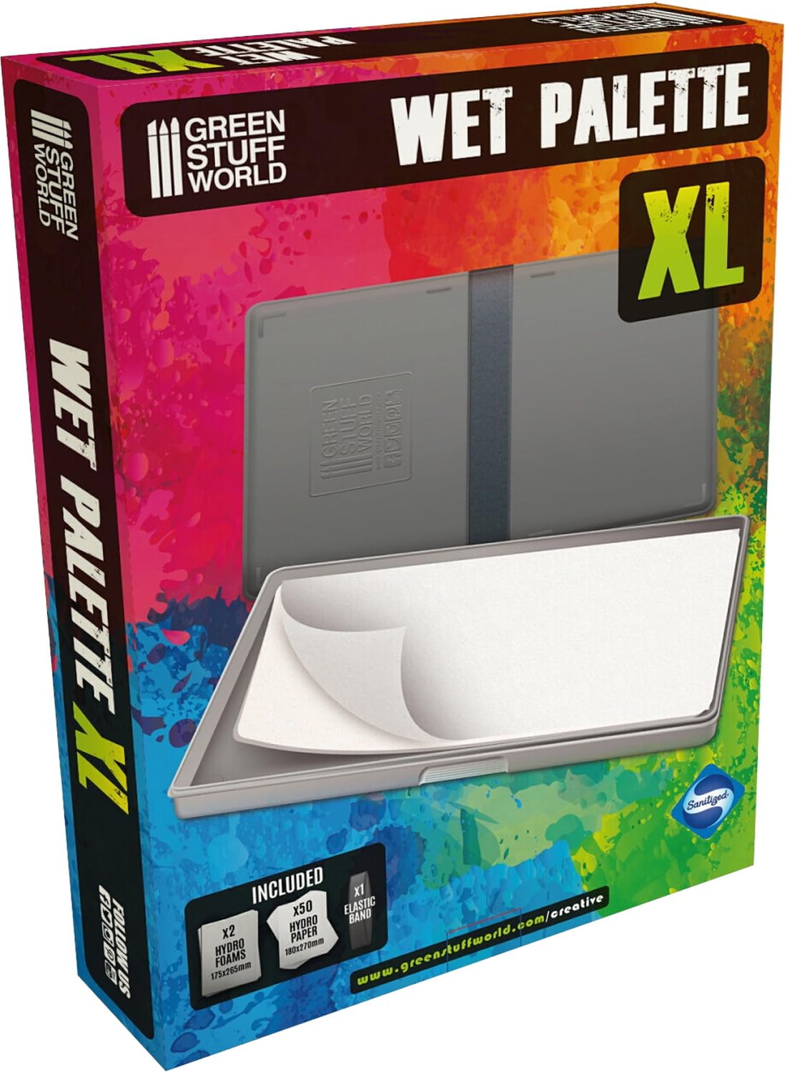 Green Stuff World GSW10620 - Wet Palette XL - New