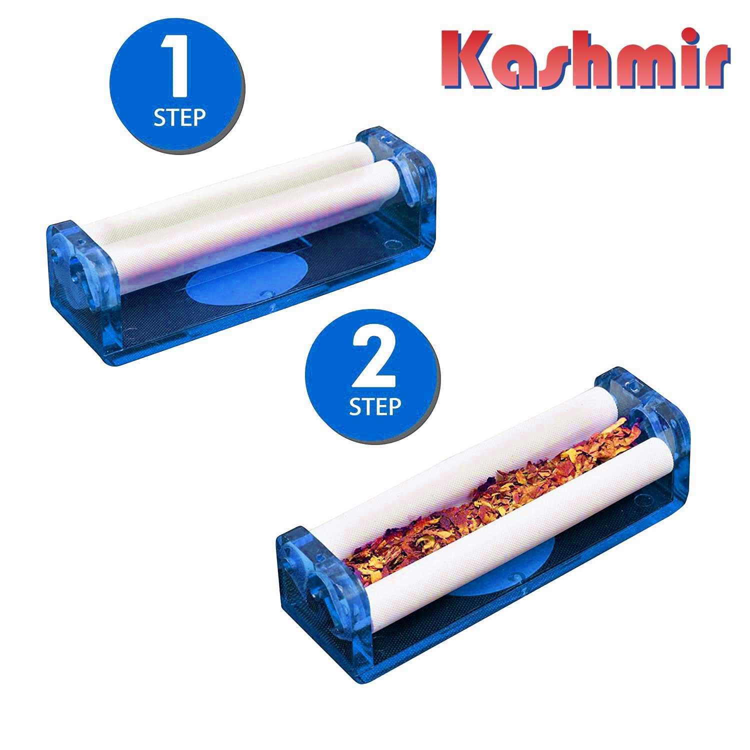Shargio Kashmir Stunning Blue and White Premium Hand Roller Maker Injector Machine Paper Size - 110mm