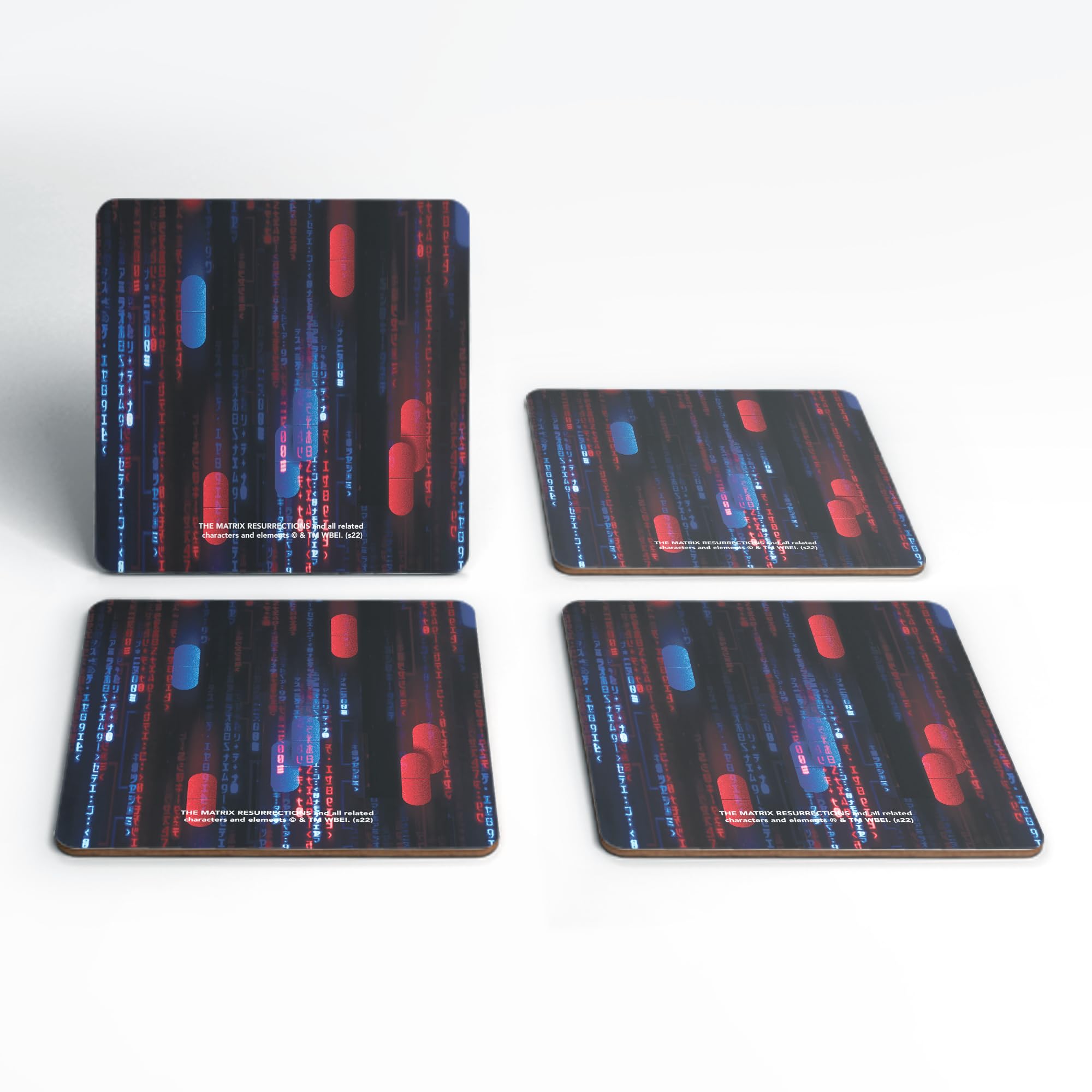 Matrix Pattern Coaster Set