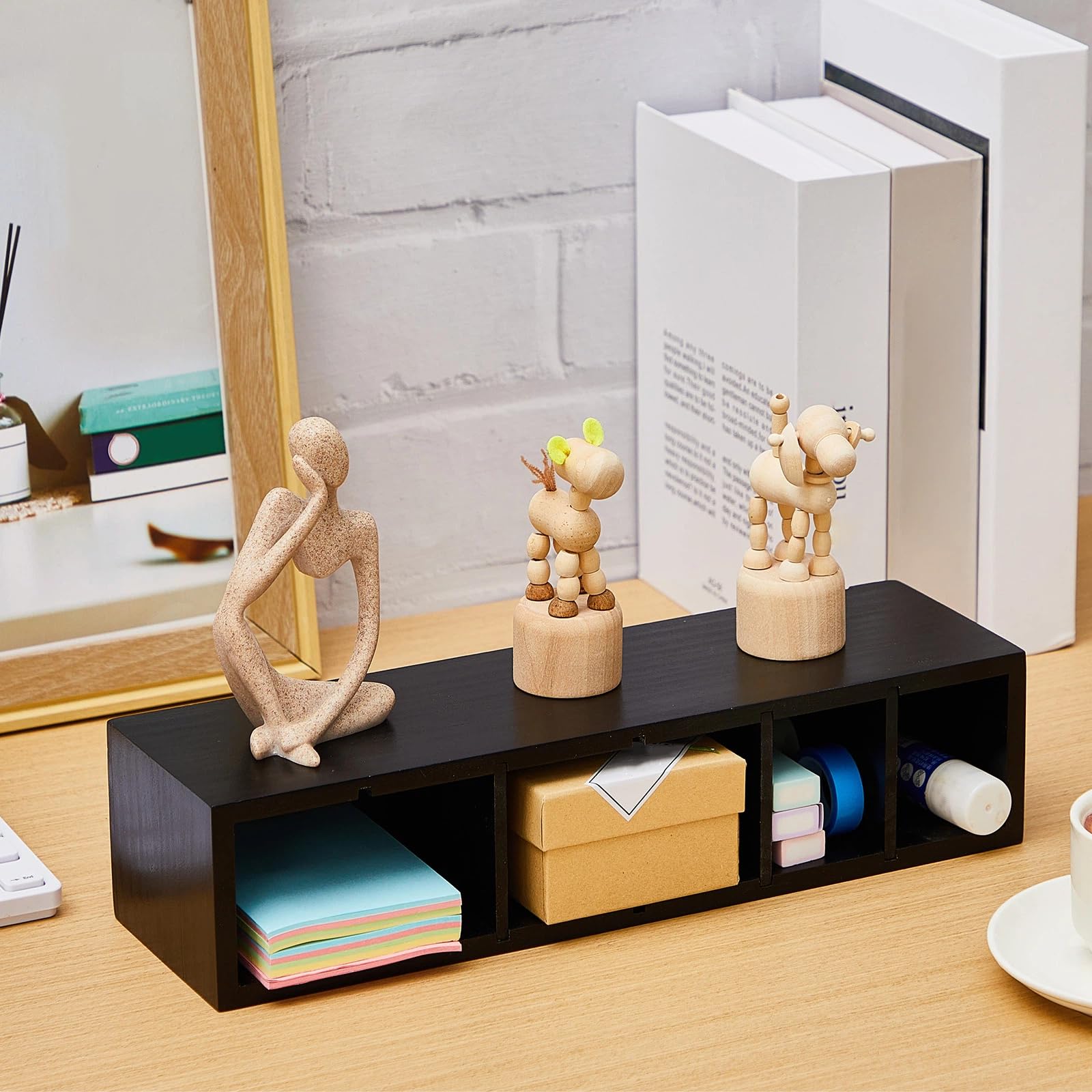 Jetec Wooden Pencil Pen Holder - Organize Your Desk -3 Jetec Wooden Pencil Pen Holder - Organize Your Desk -3