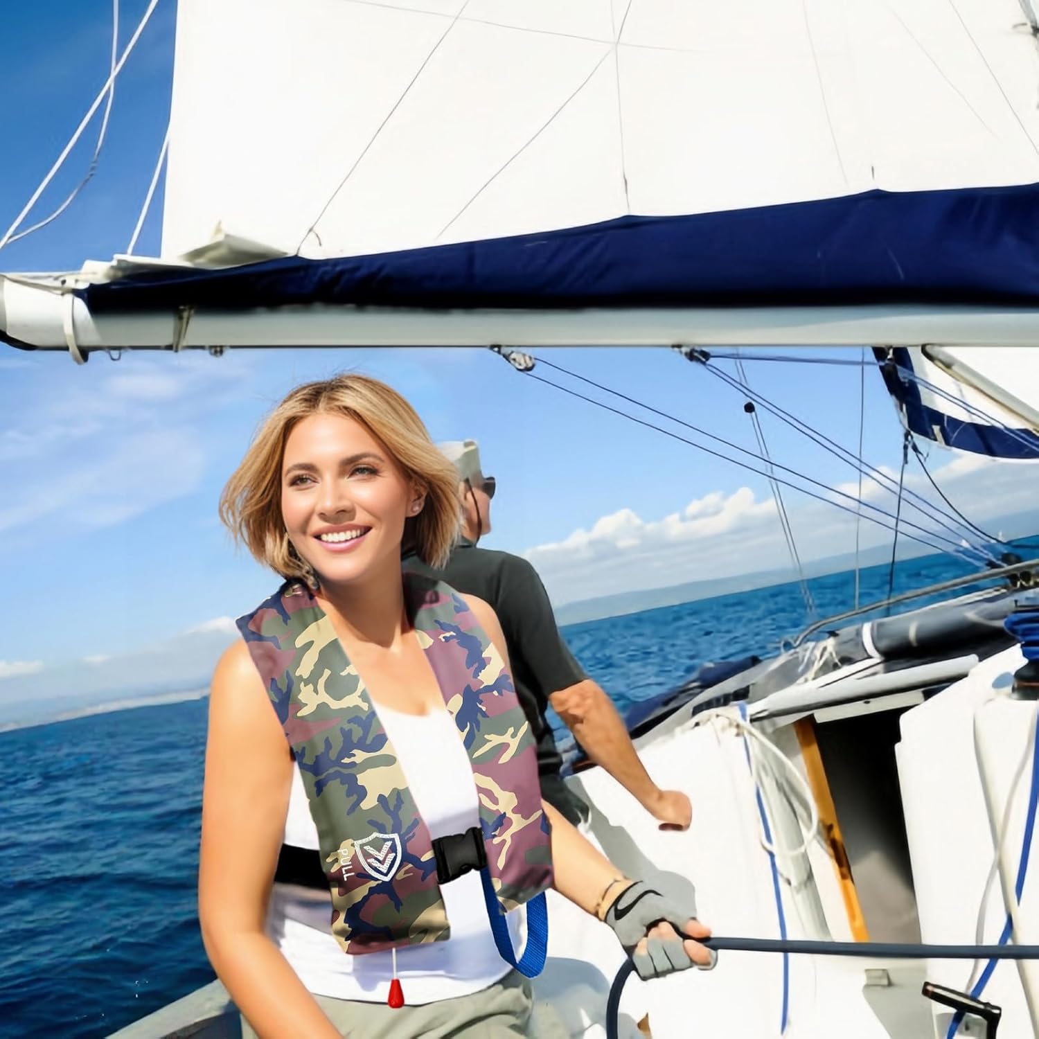 Automatic Inflatable Life Jacket | Inflatable PFD Jackets for Adults|Kayak Life Vest | for Outdoor Water Sports | Fishing Sailing | Jet Skiing | Supports up to 330 lbs