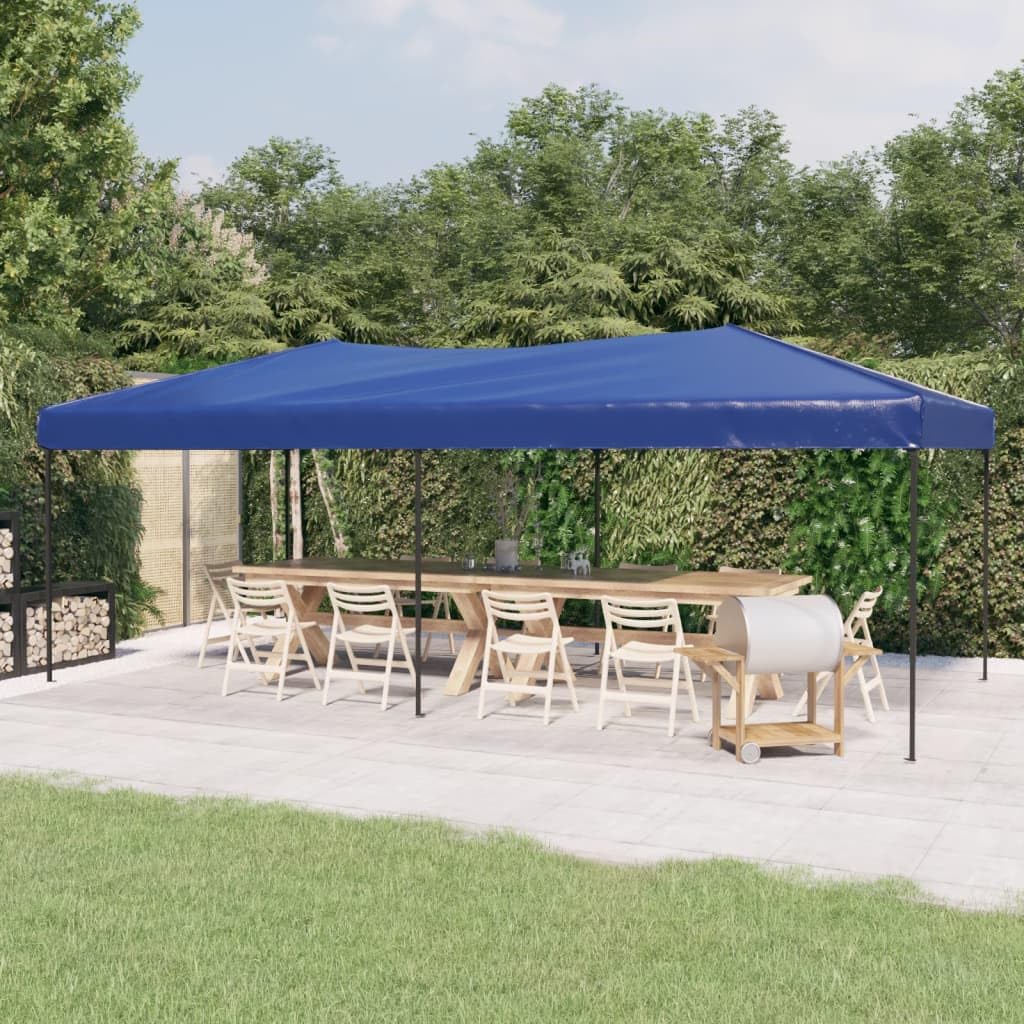 vidaXL Carpa para Fiestas Plegable Azul 3x6 m