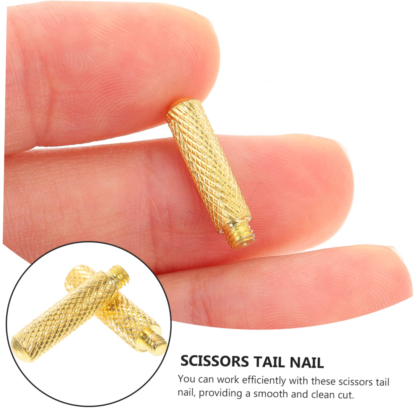 COSMEVIVI Easy Install Pet Hairdressing Scissor Tail Nail Decorative Scissor Parts Set for Pet Nail Scissors