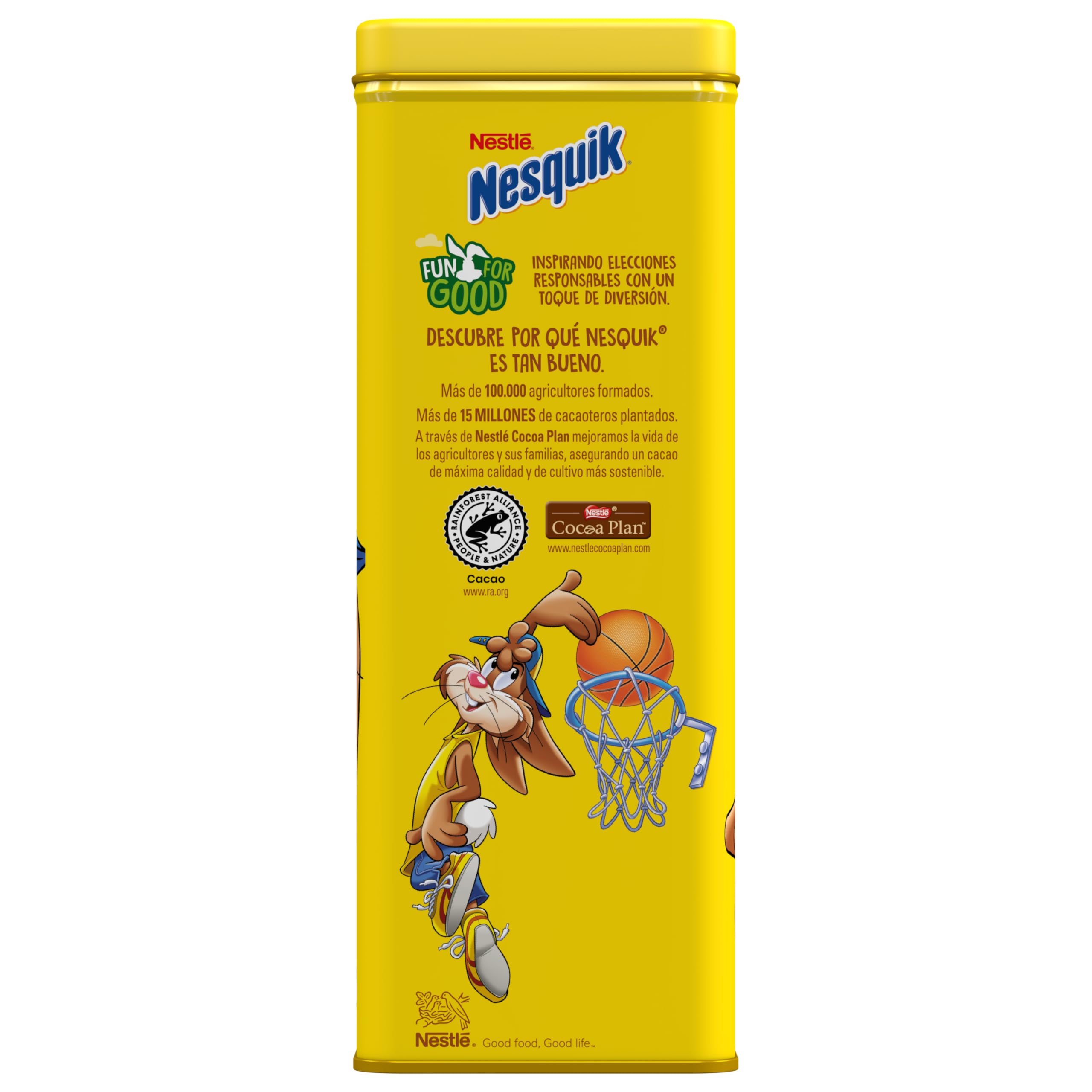 Nestlé Nesquik Instantáneo Cacao Soluble, Lata 1.5 Kg