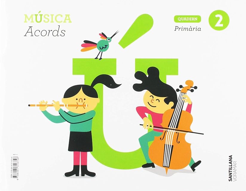 Portada de Musica 2º Educacion Primaria Serie Acordes Cuad Ed 2019 Valencia