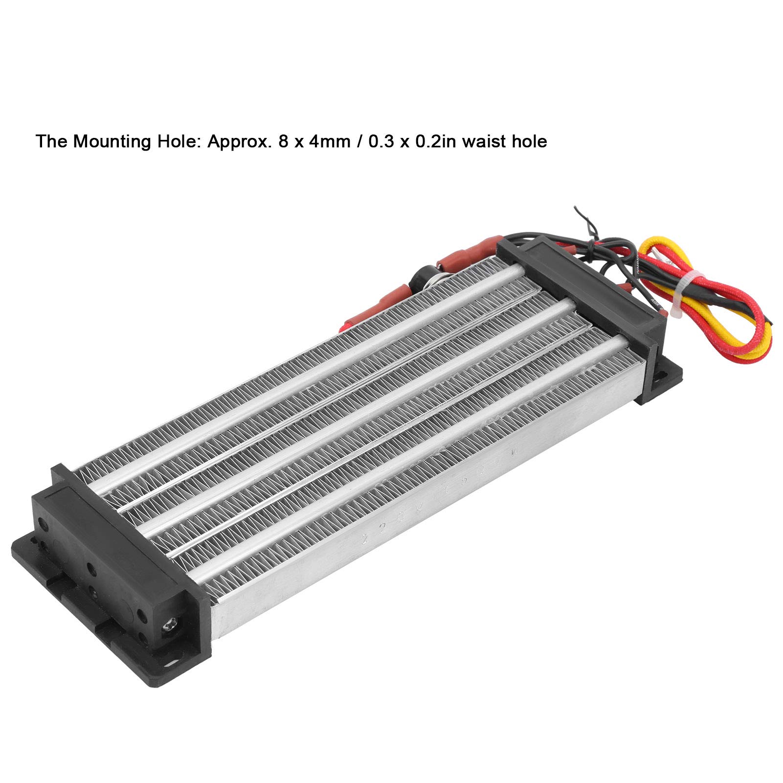 FLEXMAN Calentador PTC con Aislamiento, 1500 W CA 220 V Piezas de Calefacción Termostáticas de Seguridad de Cerámica Eléctrica, Elemento Eléctrico de Calentamiento Rápido