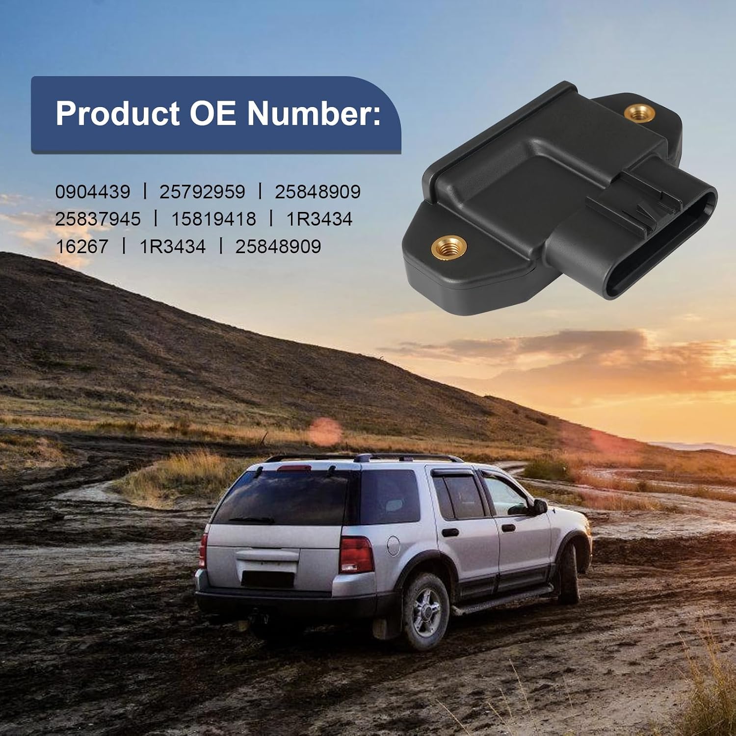 Trailer Brake Continue Relay Assembly Compatible with Chevy, GMC and Cadillac Vehicles, Replaces 20904439