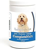 Vista 10 de Healthy Breeds Schnauzer miniatura todo en uno multivitamínico suave masticable 90