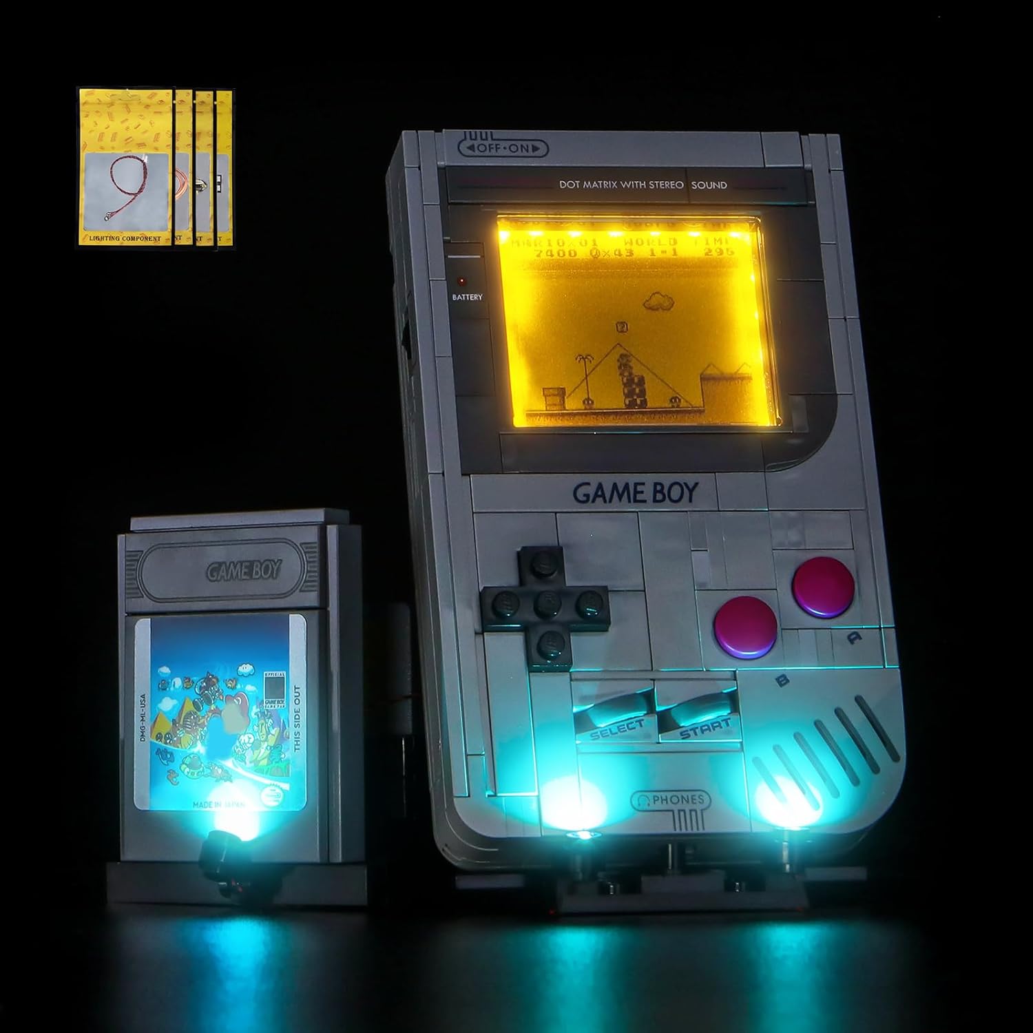 Light kit Compatible with Lego 72046 Game Boy - No Model Only Light, LED Lighting Accessories Compatible with Lego 72046