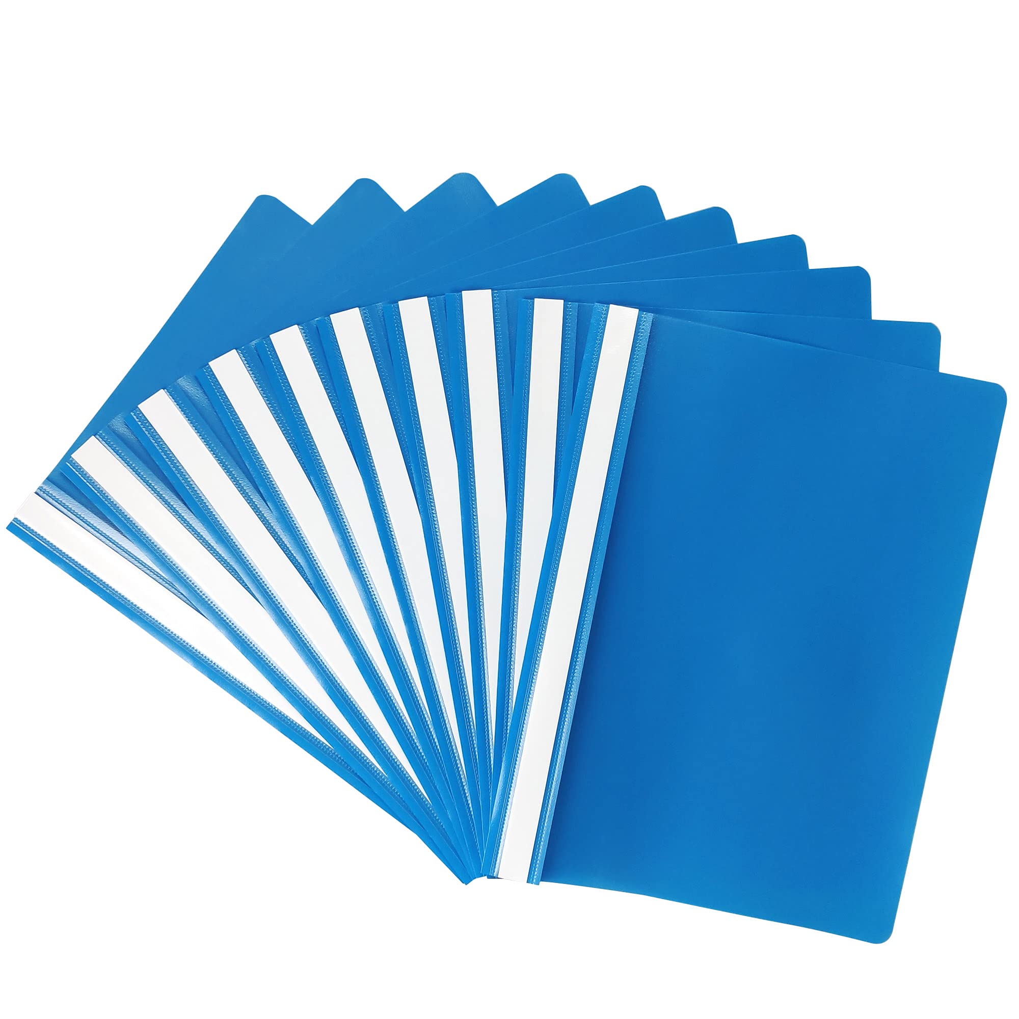 Netuno 10x Carpeta Rápida A4 Azul Oscuro Tapa Transparente