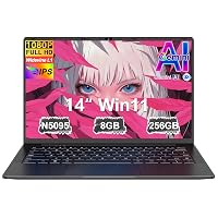 Pc Portatile 14 Pollici Win11 Notebook Celeron N5095 Upto 2,9 GHz Laptop 8GB RAM 256GB
