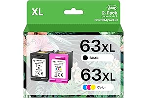 HP 63XL Ink Cartridge Combo Pack: Reliable Printing, Brilliant Results