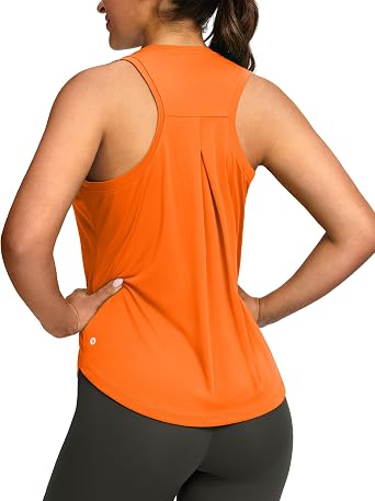 SANTINY Womens Workout Tank Top Racerback Athletic Shirt