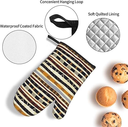 Miniatura 4 de Cartoon Animal Oven Mitts and Pot Holders Sets3 PSAustralian Fauna Faces Savannahwith Anti-Scald Material Heat Resistant Cooking Kitchen Potholder