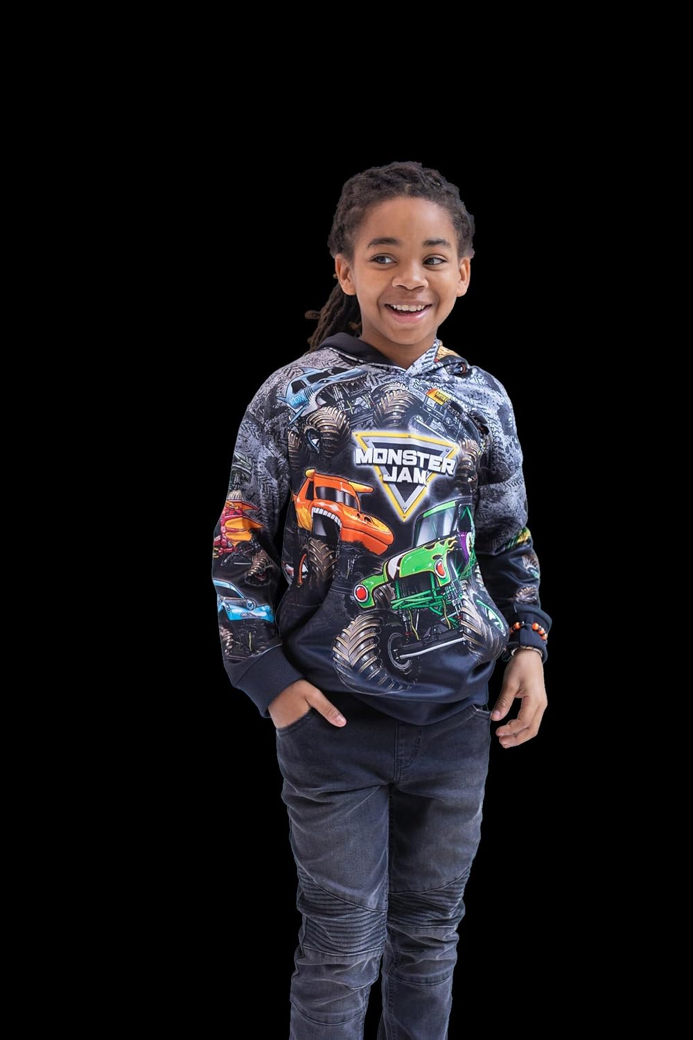 Monster Jam Fleece Hoodie Toddler to Big Kid