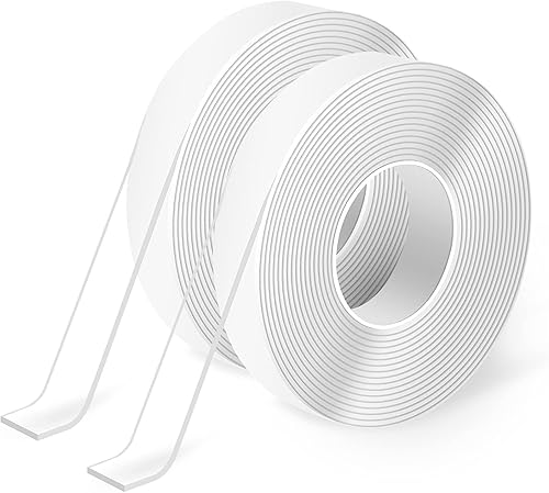 Art3d Nano Double-Sided Adhesive Tape (2-Roll of 10FT) with Anti Fatigue Mat
