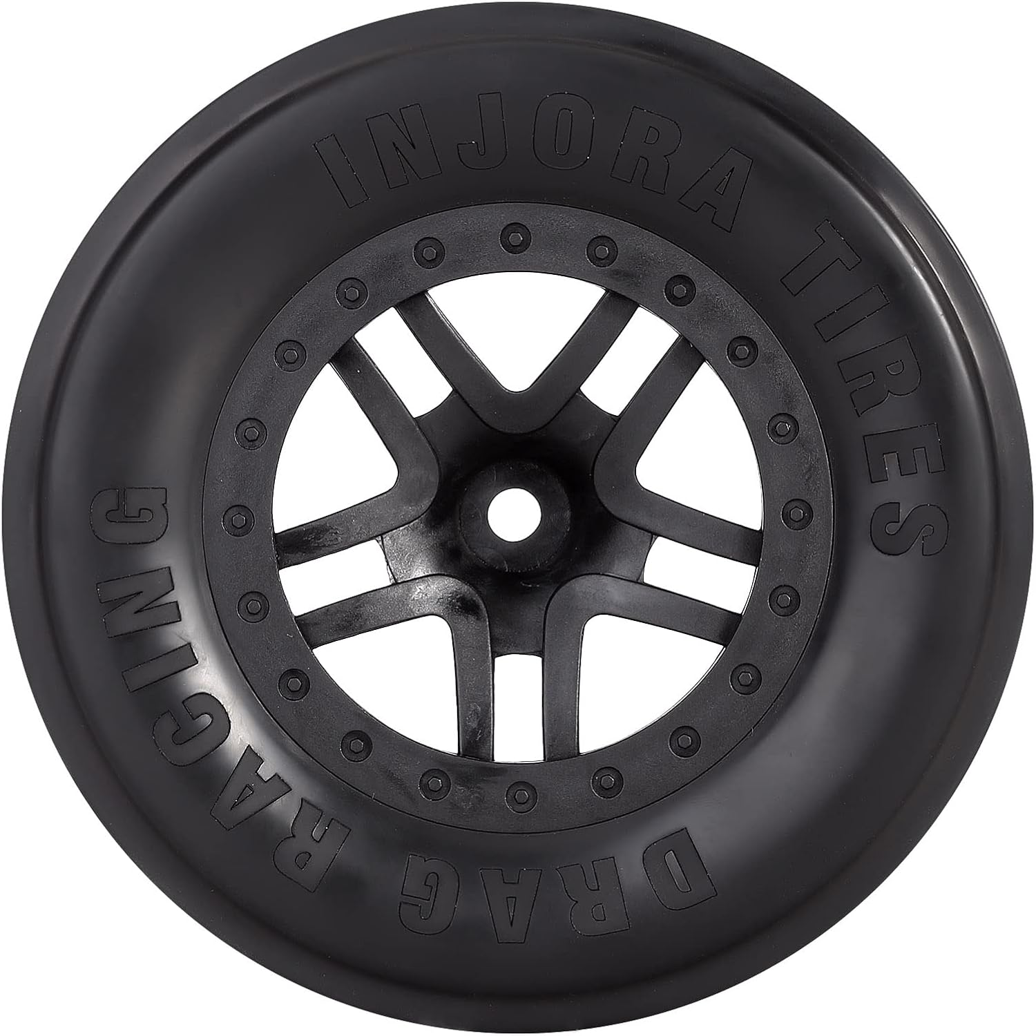 INJORA Drag Racing Tires 2.2"/3.0" Belted Slick for 1/10 RC Cars