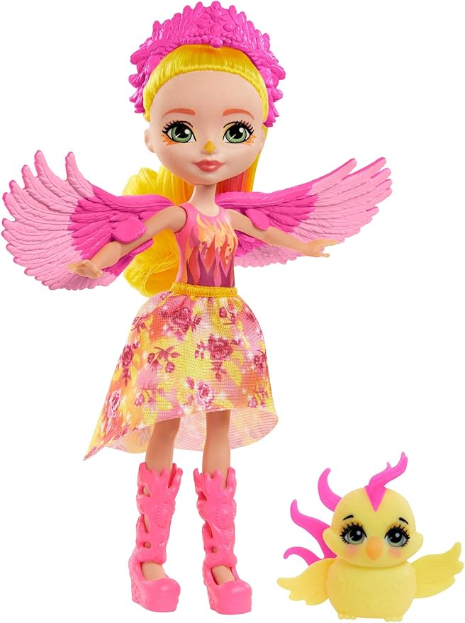 Royal Enchantimals Phoenix Doll with Phoenix Toy Pet (Mattel GYJ04