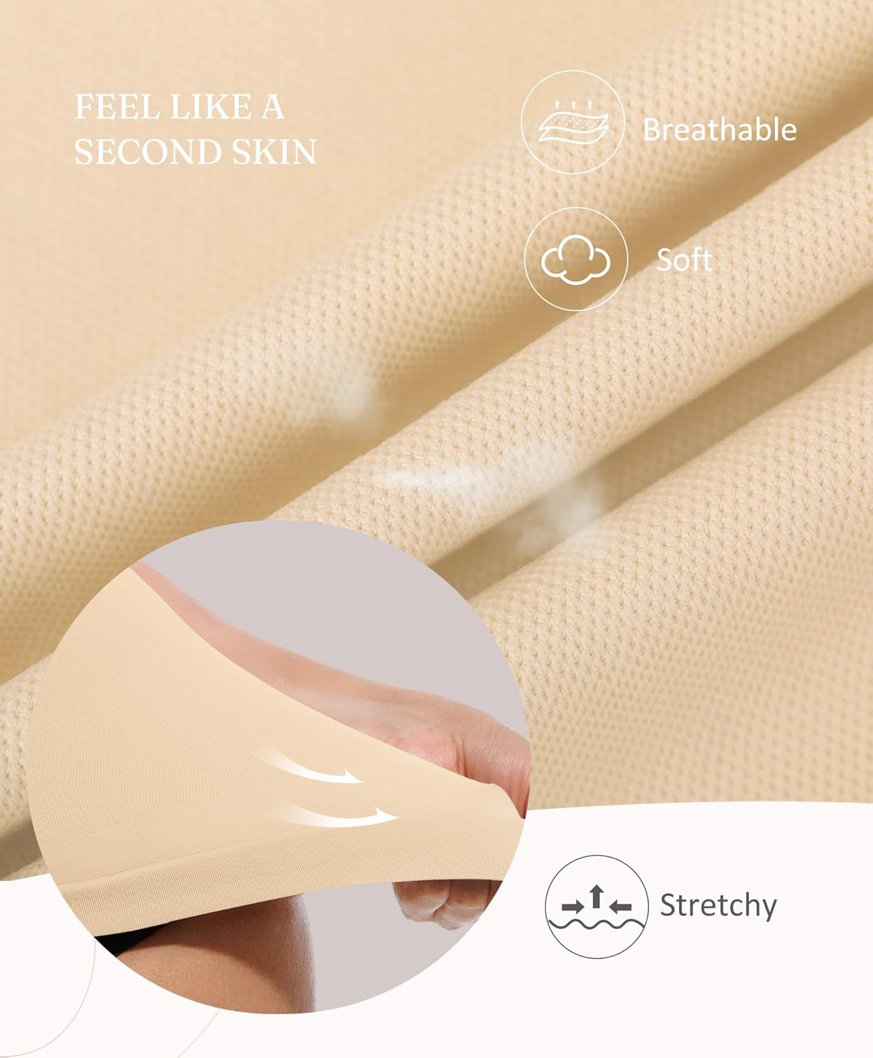 FeelinGirl Womens Tank Top Shapewear Tummy Control Tops Slimming Cami Tank Seamless Compression V Neck Camisole - Image 6