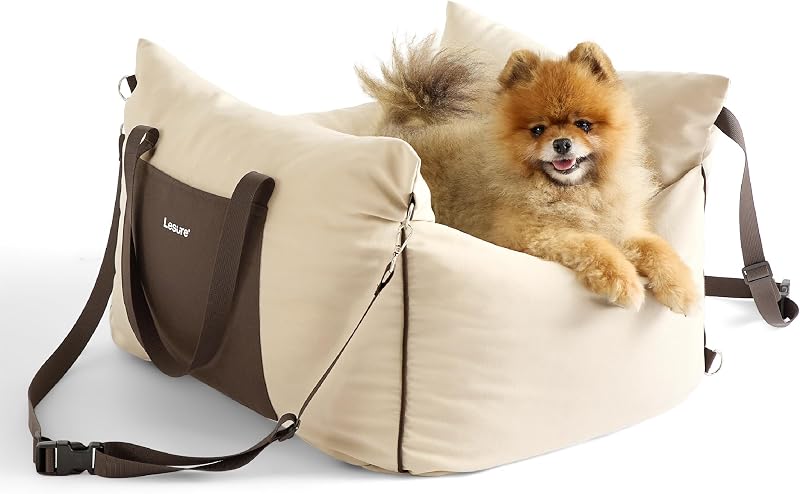 Assento Elevatório para Cães Pequenos LE SURE M1146 com Espuma e Bolsos Laterais
