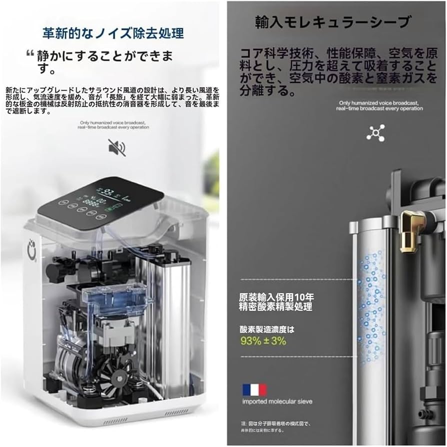 酸素精製機械(高濃度) Amazon.co.jp: TAYTHI 酸素製造機 高濃度酸素発生器老人用酸素
