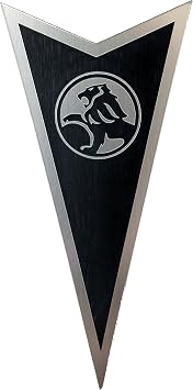24 Designs Pontiac GTO 04-06 Front Badge Emblem Holden Monaro Black
