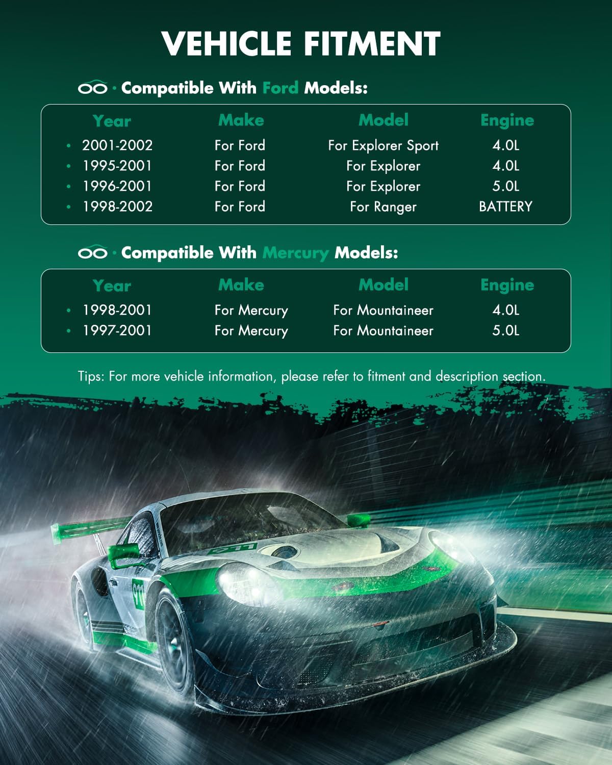 SCITOO 184604 Rear Right Disc Brake Caliper Assembly Without Bracket For Ford For Explorer/For Explorer Sport/For Ranger,For Mercury For Mountaineer