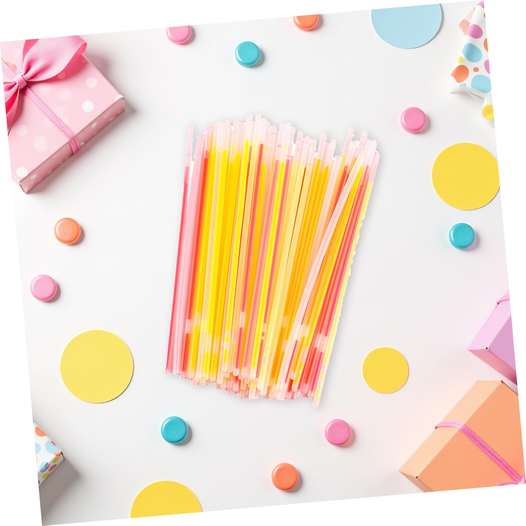 Braccialetti Luminosi Festa 150 Pezzi in Plastica per Bambini e Adulti