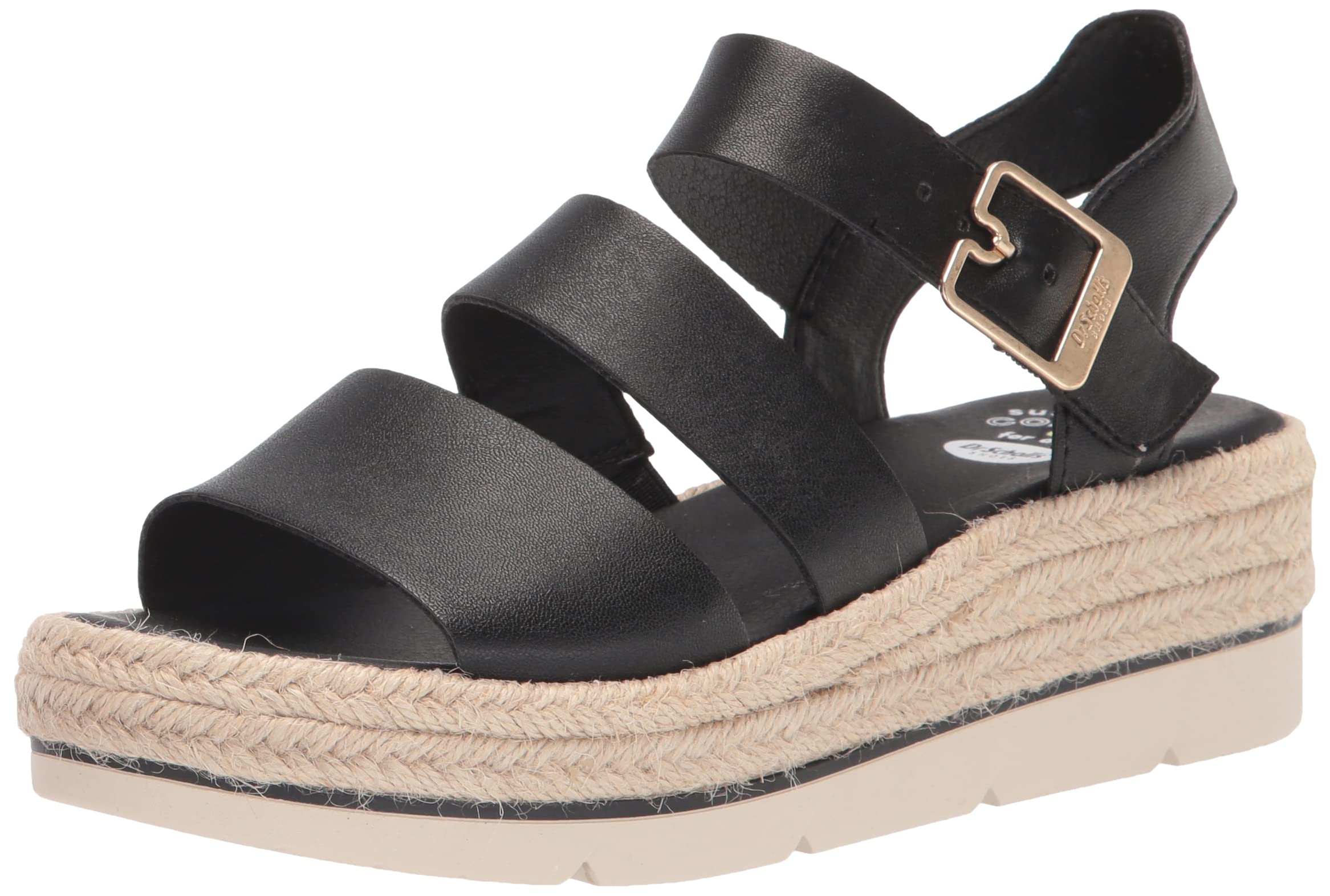 Dr. Scholl's Shoes Women's Once Twice Espadrille Platform Wedge Sandal