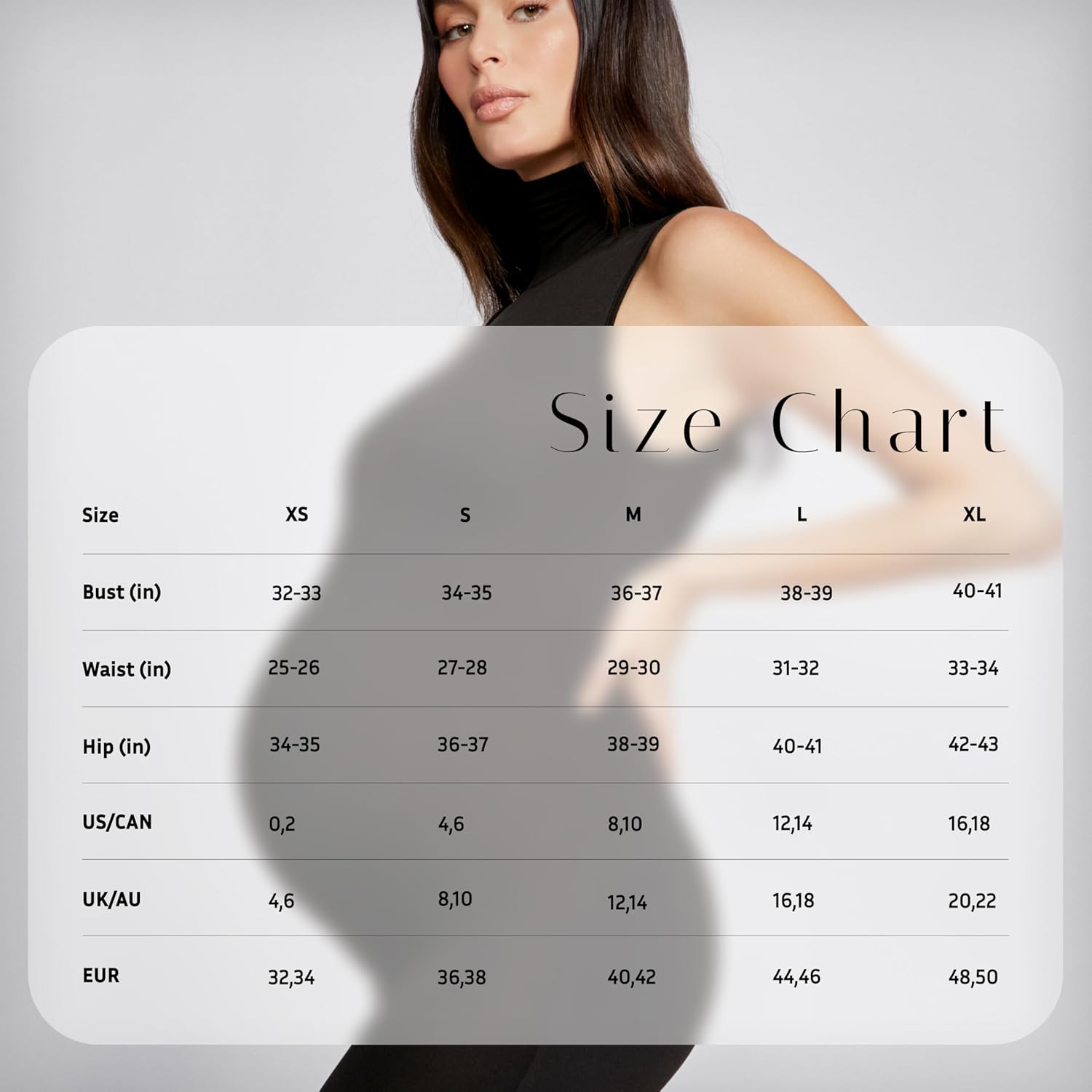 BUMPSUIT Maternity Bodysuit for Women Sleeveless Turtle Neck Pregnancy Jumpsuit Soft Stretchable Fabric Lightweight - Image 7