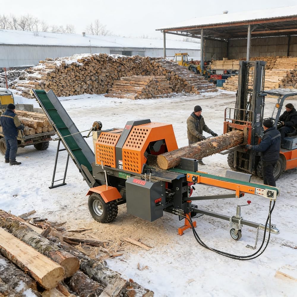 Heavy-Duty Wood Splitter, Capable of Quickly Splitting logs, Ideal for Wood-Burning stoves and Backyard Work.