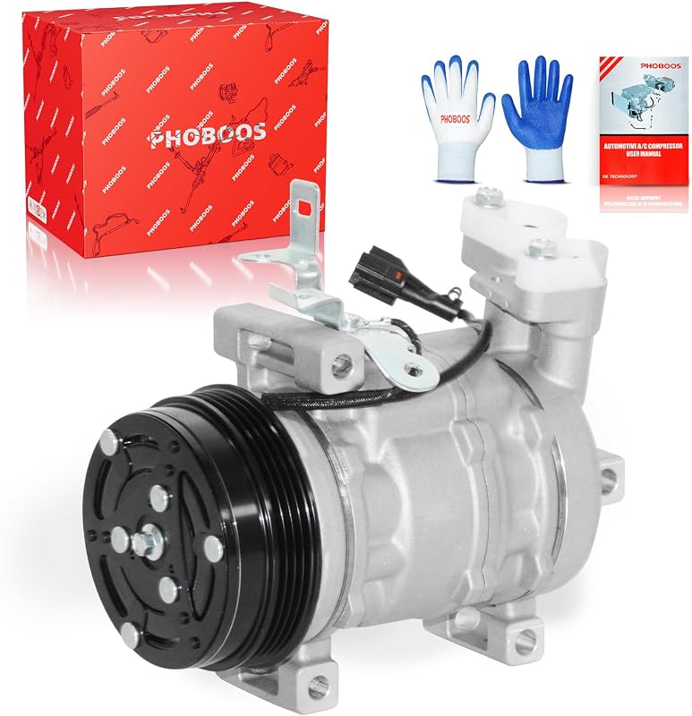 Compressor de ar-condicionado PHOBOOS com embreagem para Subaru – 12 V