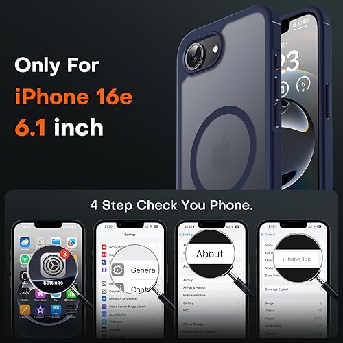 Miniatura 86 de TOCOL Funda magnética para iPhone 15 Pro Max, protección completa mejorada de la cámara, compatible con Magsafe, protección contra caídas, funda