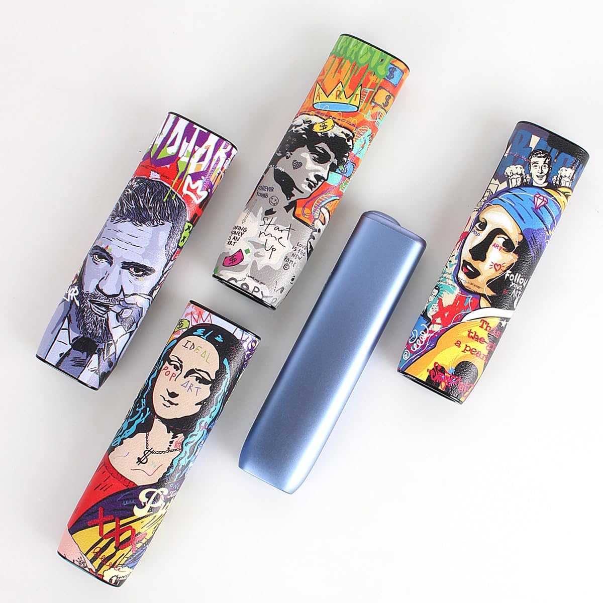 Custodia iLUMA i ONE (M0033) Graffiti Pelle PU Silicone Antiurto Antigraffio