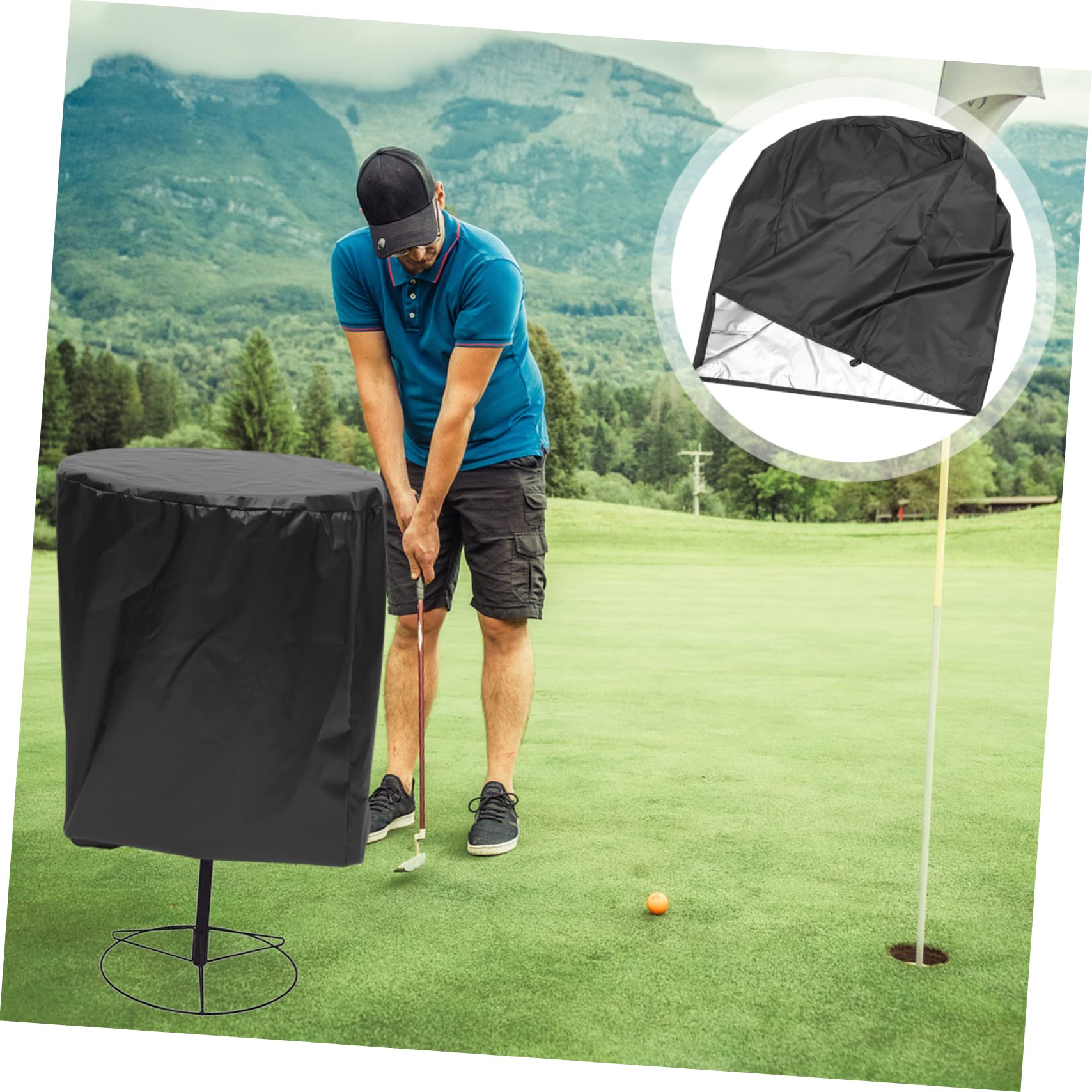 KOMBIUDA Men's Golf Baskets Golfing Supplies Disc Golfing Basket Covers Sleeves
