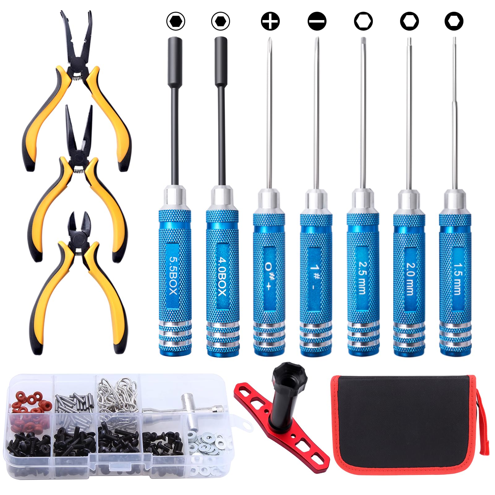 GoHobby 13-in-1 RC Tools Kits Box Set