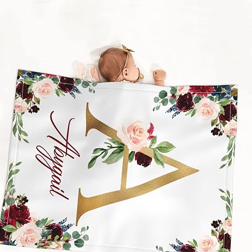 Miniatura 28 de Mantas de bebé personalizadas para niños y niñas, regalos personalizados para bebés, mantas de bebé personalizadas para niñas y niños, artículos