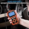 AUTOUTLET OBD2 Diagnostic Tool Car OBD2 Scanner Code Reader OBD2 EOBD Engine Fault Code Reader Scanner with DTC Definition 10 Languages Voltage Detection and Monitoring Car Fault Code Reader