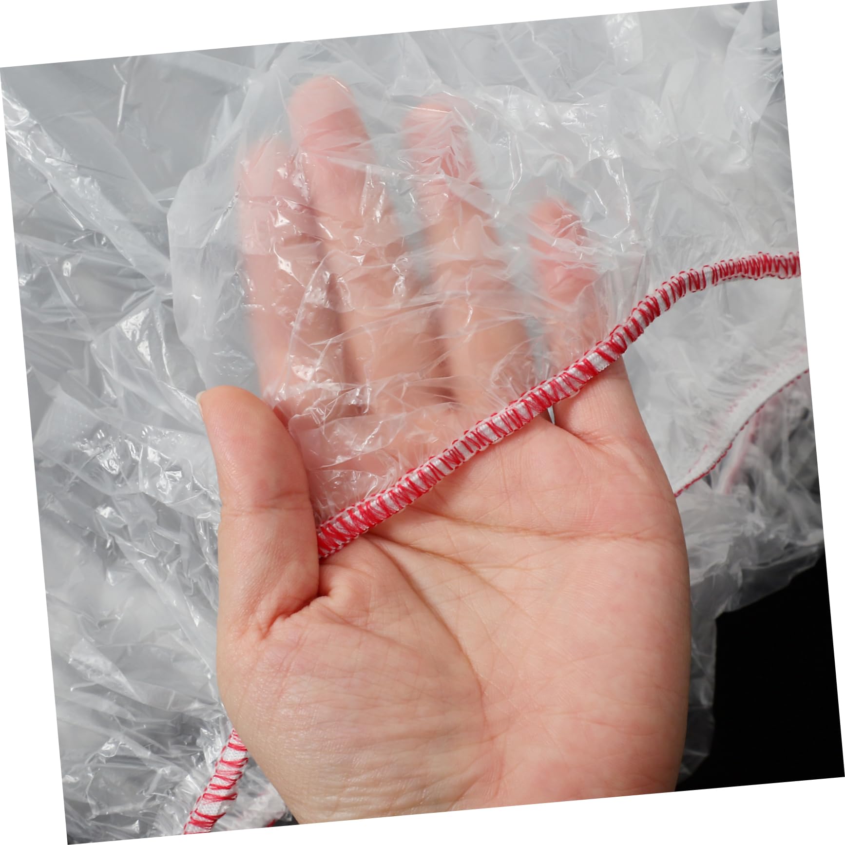 Vaguelly Outdoor Car Body Cover All-Weather Plastic Car Protector Dustproof Uv Resistant Full Coverage Rain and Sun Shield — view 3