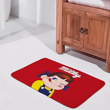 Amazon ペコちゃん 玄関マット 40x60 Cm 室内 屋外 バスマット Evisuk お風呂 台所 浴室 ドアマット 足ふきマット 滑り止め 速乾 吸水 洗える 泥落とし キッチン アニメ キャラクター グッズ Evisuk 玄関マット