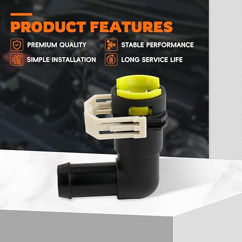 Miniatura 4 de Conector de manguera de agua de refrigeración compatible con Mazda 3 CX-7 CX-9 2007-2013 B37F-61-240