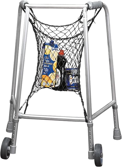 Homecraft Net Bag for Walking frames and Rollers, Large Easy Clip On Carrying Bag attachment for Walkers, Mobility Aid for Elderly, Disabled and Handicapped Users