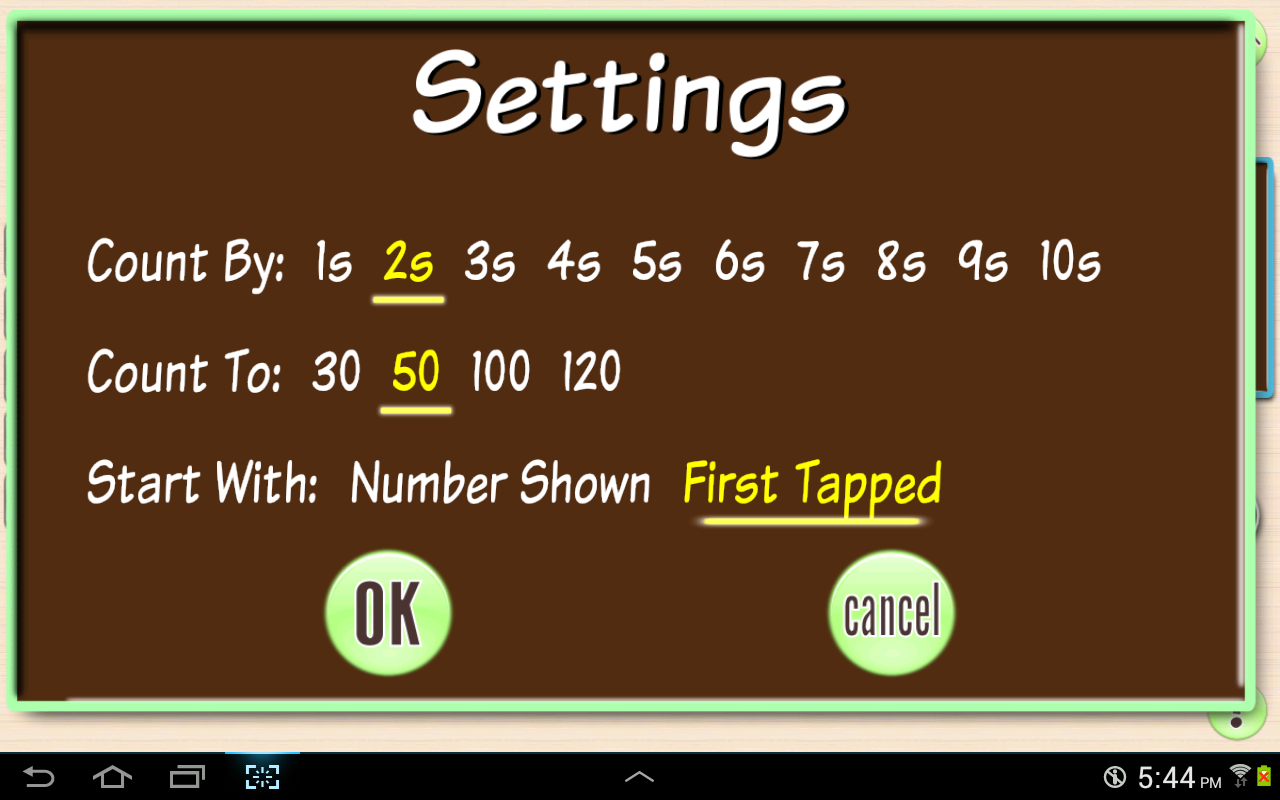 Aplicación Simply Number Grid, base 10 kids math en Amazon Appstore