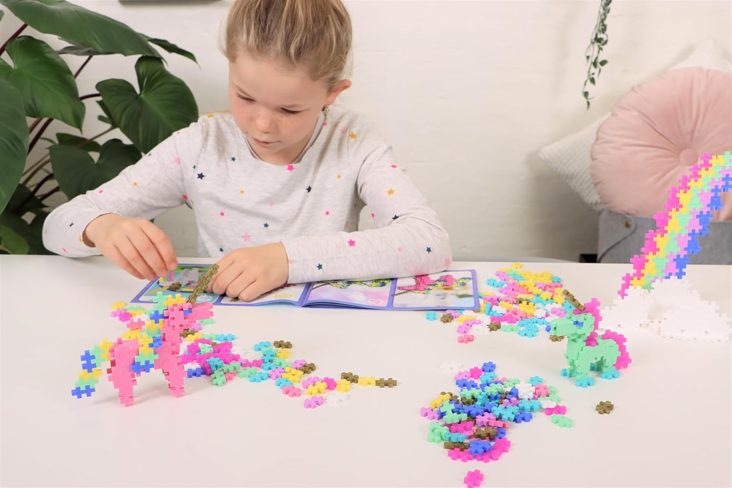 275 Kreativ Bausteine Einhörner
