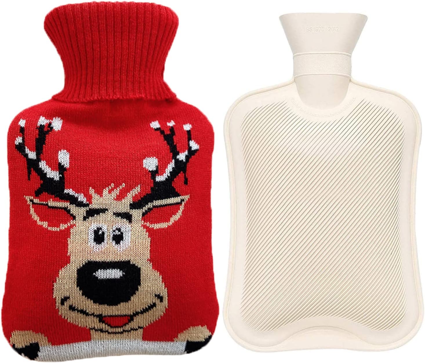 christmas hot water bottle