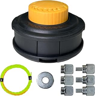 Easy Load & Auto Feed Trimmer Head, Universal Weed Eater Head Replacement for Echo, Ego, Dewalt, Stihl, Husqvarna Weed Eater, Speed Feed String Trimmer Head with 12FT/0.095 Trimmer Line
