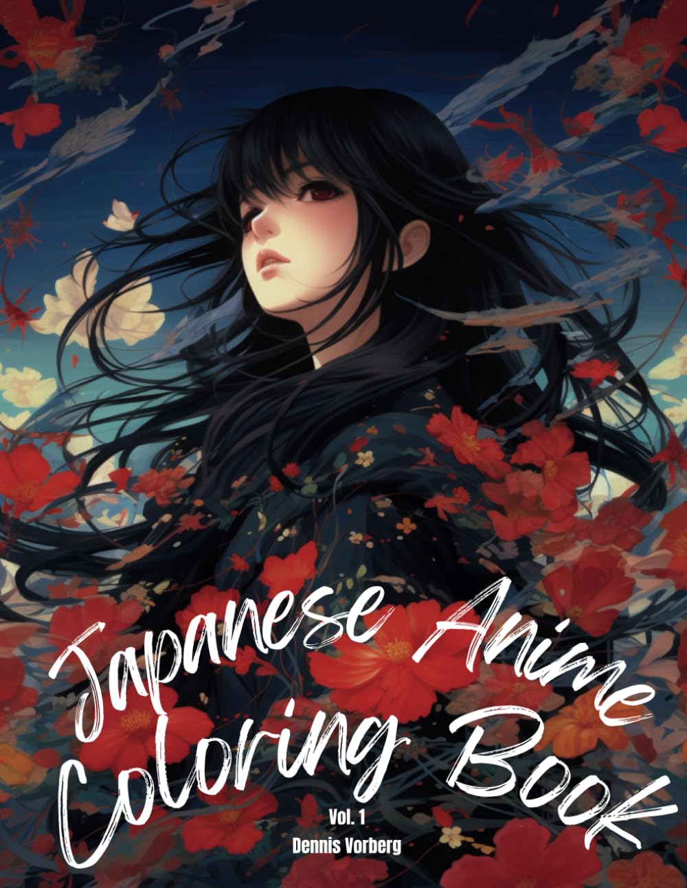 Japanese Anime Coloring Book: 50 Japanische Anime Motive zum Ausmalen – Kreativer Spaß für Anime-Fans