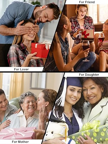 Miniatura 6 de Collares de diamantes para mujer, collar con colgante de plata de ley S925 para mujer, collar de moissanita VVS1 de color D. Cumpleaños