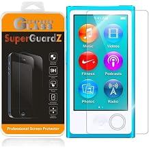 [3-Pack] for iPod Nano 7 7th Gen Screen Protector Tempered Glass, SuperGuardZ, 9H, 0.3mm, Anti-Scratch, Anti-Bubble, Anti-Fingerprint [Lifetime Replacement]